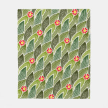 Cute Groovy Hippie Rojo Daisy Floral Patrón