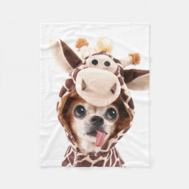 Manta Polar Cute Halloween Chihuahua Fleece Blanket