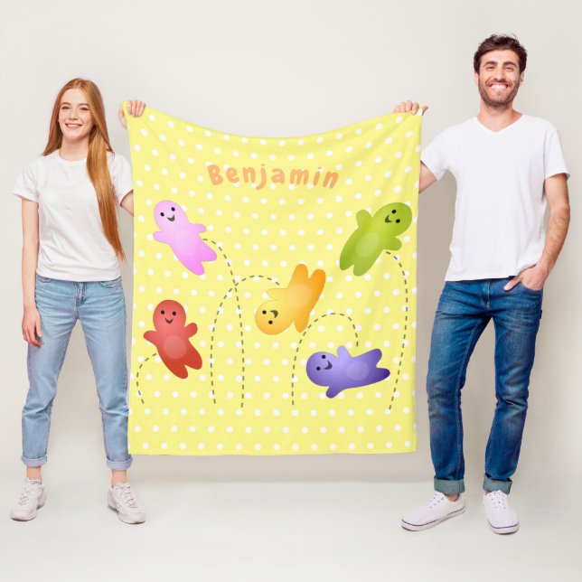 Manta Polar Cute jelly bebés dulces personalizado (In situ)