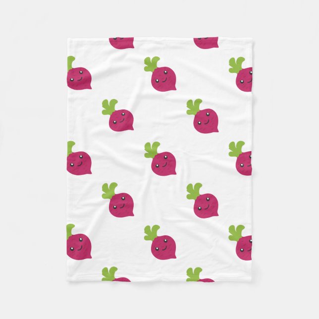 Manta Polar Cute Kawaii Beet (Anverso)
