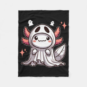 Manta Polar Cute Kawaii Halloween Ghost Axolotl
