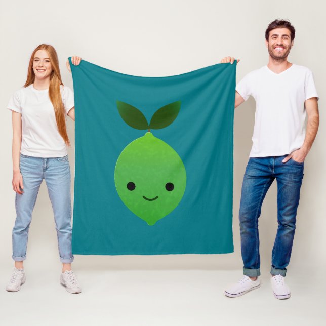 Manta Polar Cute Kawaii Lime (In situ)