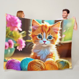 Manta Polar Cute Kitten Yarn