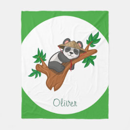 Manta Polar Cute Koala Animal Salvaje Selva Niños Nombre Perso