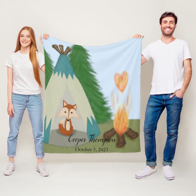 Manta Polar Cute Lone Fox (In situ)