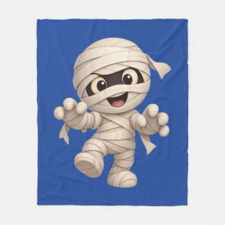 Manta Polar Cute Mummy Halloween Cartoon Illustration