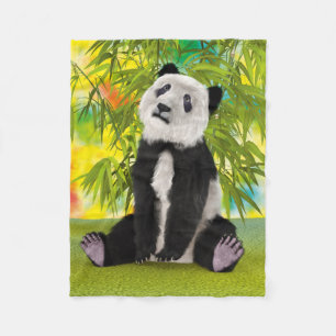 Manta Polar Cute Panda Bear Kawaii Animal Lover Perfecto Regal