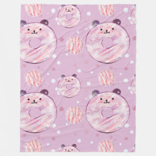 Manta Polar Cute Panda Donuts - Estética Pastel