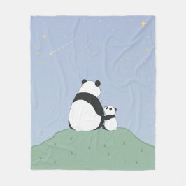 Manta Polar Cute Panda Under Stars