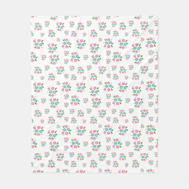 Manta Polar Cute Pastel Rosebud  (Anverso)