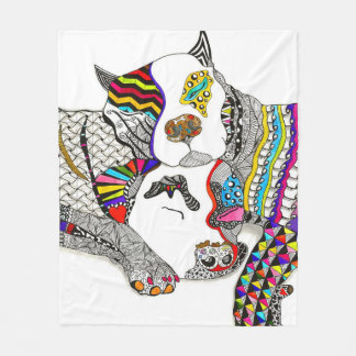 Manta Polar Cute Pit Bull Te Ama