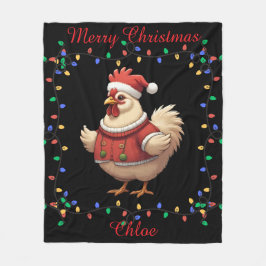 Manta Polar Cute Pollo Fleece Blanket
