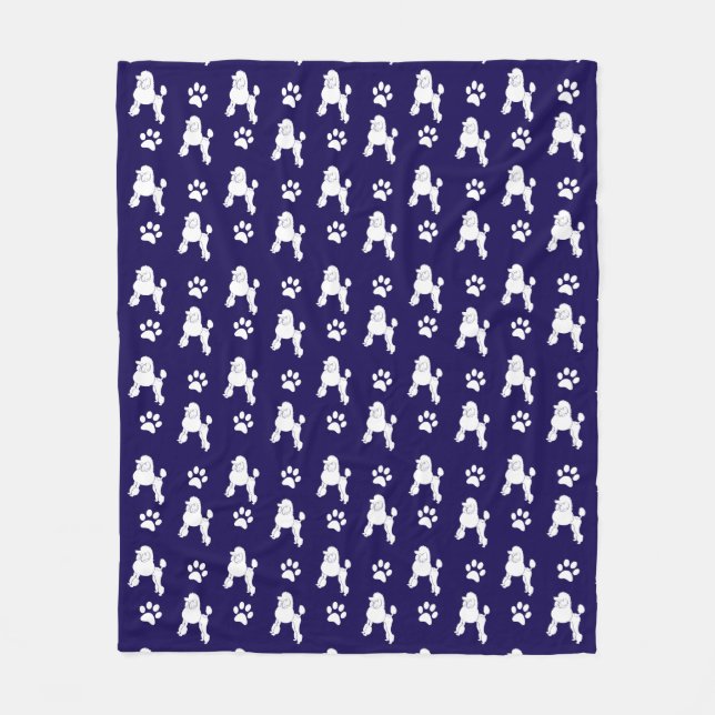 Manta Polar Cute Poodle Fleece Blanket (Anverso)