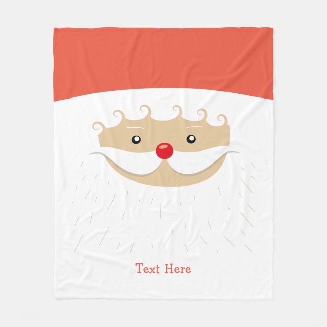 Manta Polar Cute Santa (Anverso)