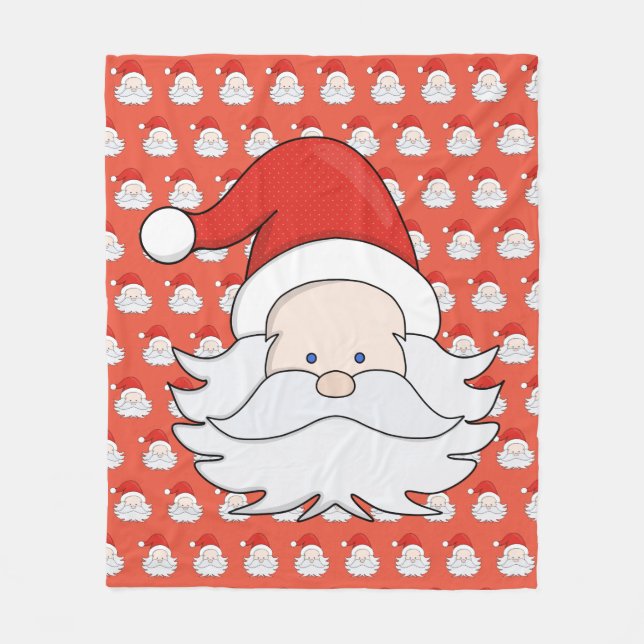 Manta Polar Cute Santa Claus (Anverso)