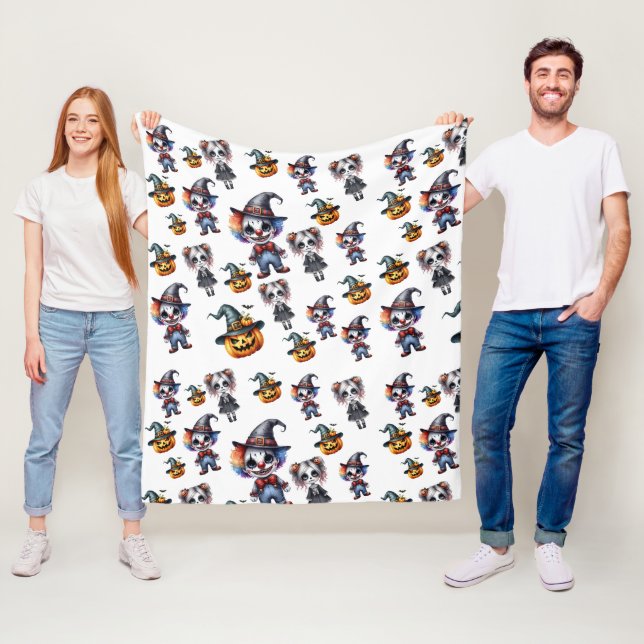 Manta Polar Cute Scary Funny Halloween (In situ)