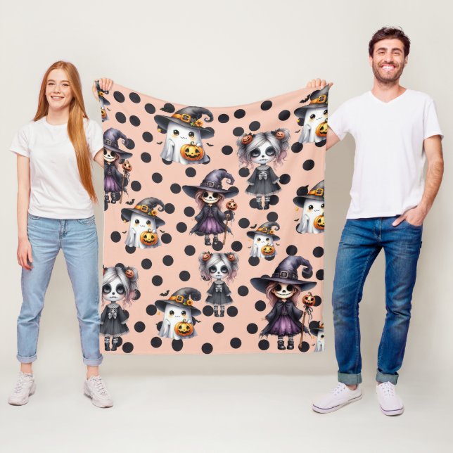 Manta Polar Cute Scary Funny Halloween (In situ)