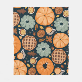 Manta Polar Cute seamless autumn pattern background