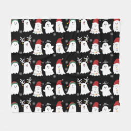 Manta Polar Cute Spooky Navidades Ghost Fleece Blanket