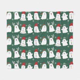 Manta Polar Cute Spooky Navidades Ghost Fleece Blanket