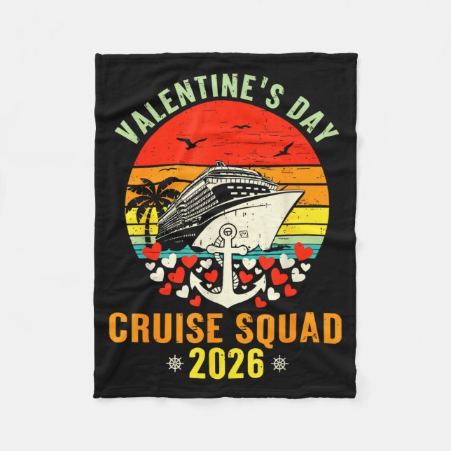 Manta Polar Cute Valentines Day Cruise 2026 Matching Cruise Fo (Anverso)