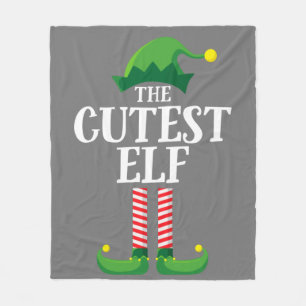 Manta Polar Cutest Elf Matching Family Group Christmas Party
