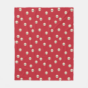 Manta Polar Cuto Skulls Fleece Blanket