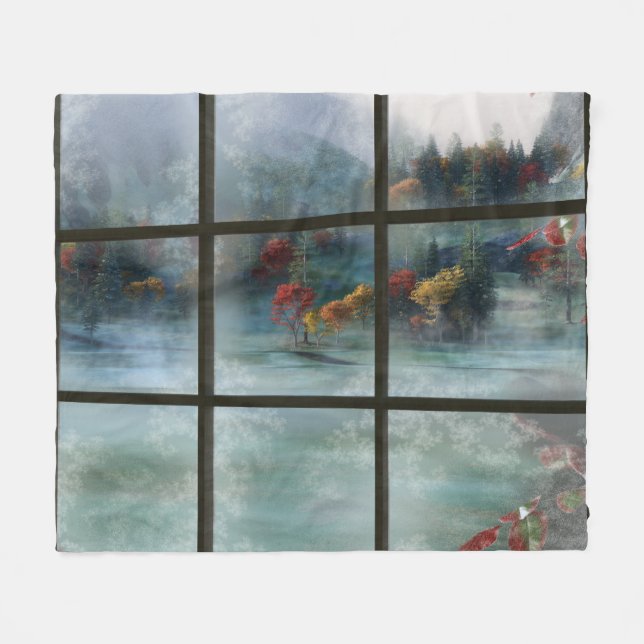Manta Polar Cwm Autumn Frost Fleece Blanket (Frente (Horizontal))