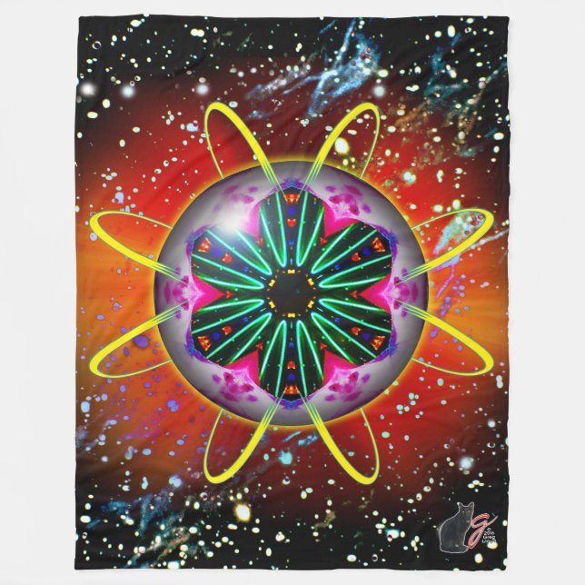 Manta Polar Cyclon Orbz Fleece Blanket (Anverso)