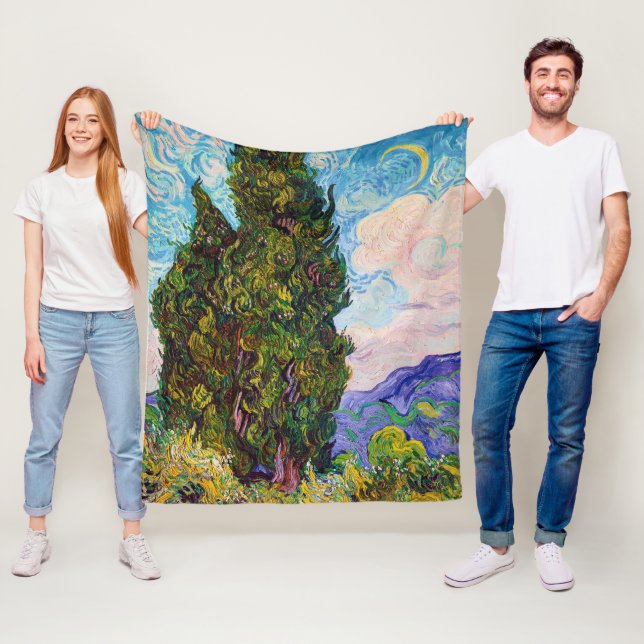 Manta Polar Cypresses, Van Gogh (In situ)