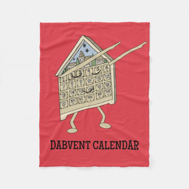 Manta Polar Dabbing Advent Calendar Funny Christian Religious (Anverso)