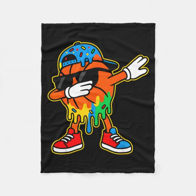 Manta Polar Dabbing Basketball Ice Cream Drip Boys Basketball  (Anverso)