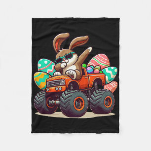 Manta Polar Dabbing Bunny Happy Easter Boys niños Monster Cami