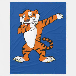 Manta Polar Dabbing Cute Tiger Animal Fiesta