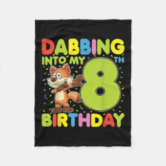 Manta Polar Dabbing In My 8Cumpleaños Fox de ocho años B