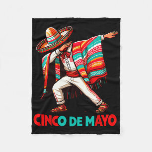 Manta Polar Dabbing mexicano Poncho Cinco De Mayo Fiesta
