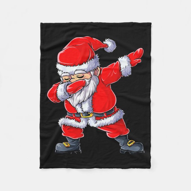 Manta Polar Dabbing Santa Claus Christmas Boys Men Funny Xmas  (Anverso)