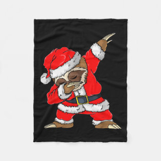 Manta Polar Dabbing Santa Sloth Merry Slothmas Christmas Kids 