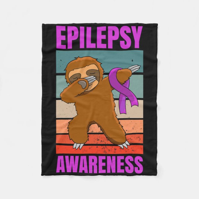 Manta Polar Dabbing Slon Epilepsy Convulsiones Cinta de Sensib (Anverso)