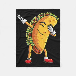Manta Polar Dabbing Taco Cinco De Mayo Niños Graciosos Mexican