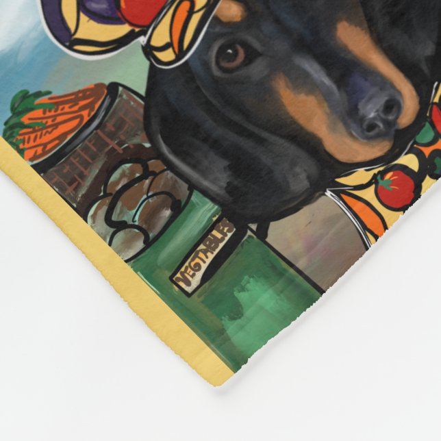 Manta Polar Dachshund (Esquina)