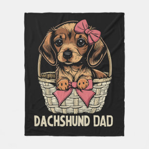 Manta Polar Dachshund Dad Cute Dachshund Lover Hombres Perro W