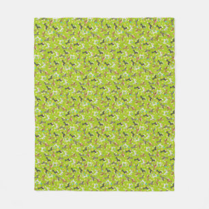 Manta Polar Dachshund de Pascua (verde)
