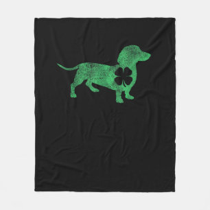 Manta Polar Dachshund Dog Shamrock St. Patrick's Day Saint Pad