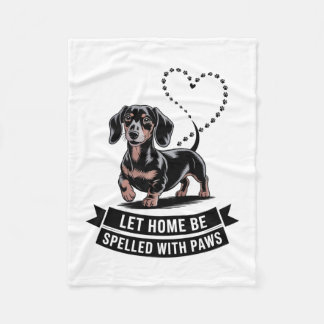 Manta Polar Dachshund Let Home Be Spelled With Paws