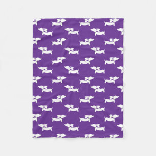 Manta Polar Dachshund Morple Blanket para Doxie Moms Dads