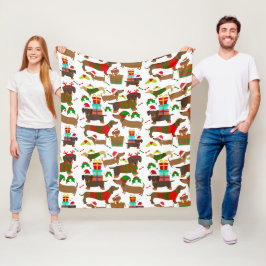 Manta Polar Dachshund, Navidades de Cute