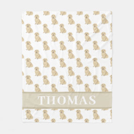 Manta Polar Dachshund personalizado (haitiano largo, amanecer 