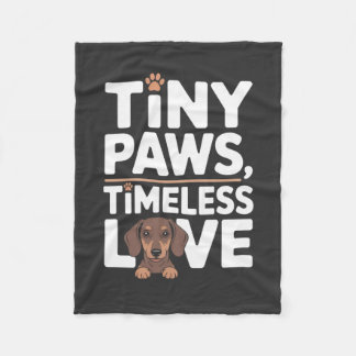 Manta Polar Dachshund Tiny Paws, Timeless Love