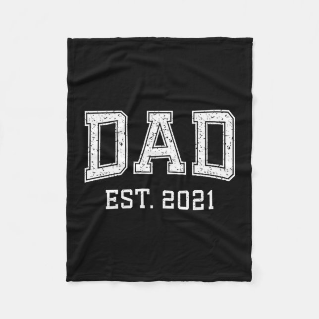 Manta Polar Dad Est 2021 Dad D Fathers Day Ized  (Anverso)